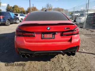 2021 BMW M5 z VIN WBS83CH02MCG02267, wystawiony jako Copart lot #79027694 z przebiegiem 40 791 mil mil oraz Szkoda całkowita • Salvage title. Historia ofert i sprzedaży dostępna na DreamBid. Obrazek 6.