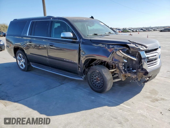 2016 Chevrolet Suburban LTZ with VIN 1GNSCJKC5GR170929, listed as a Copart auction lot 49634725 with Not provided miles and Salvage title. Bid and sale history available at DreamBid. Image 4.