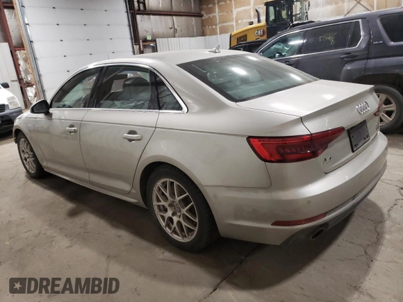 2017 Audi A4 Prestige with VIN WAUFNAF49HN070099, listed as a Copart auction lot 46191475 with 43,538 mi miles and Salvage Title. Bid and sale history available at carsss.com. Image 2.