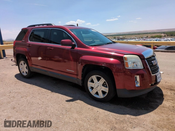 2011 GMC Terrain SLE-2 with VIN 2CTFLSE5XB6371084, listed as a Copart auction lot 59399795 with 104,225 mi miles and Salvage title. Bid and sale history available at DreamBid. Image 4.