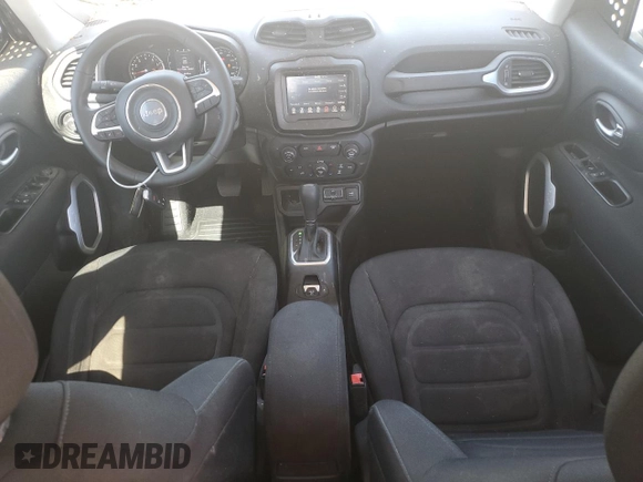 2020 Jeep Renegade Latitude with VIN ZACNJABB8LPL46722, listed as a Copart auction lot 50648745 with 55,420 mi miles and Salvage title. Bid and sale history available at DreamBid. Image 8.