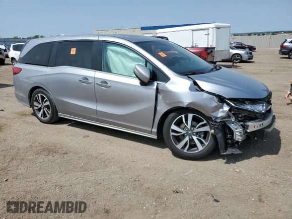 2022 Honda Odyssey Touring с VIN 5FNRL6H85NB056617, выставлен на аукционе Copart как лот 59208295 с пробегом 26 000 миль миль и Списание • Salvage title. История ставок и продаж доступна на DreamBid. Изображение 4.
