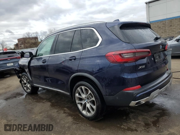 2020 BMW X5 xDrive40i with VIN 5UXCR6C05L9B00842, listed as a Copart auction lot 53187955 with Not provided miles and Salvage title. Bid and sale history available at DreamBid. Image 2.