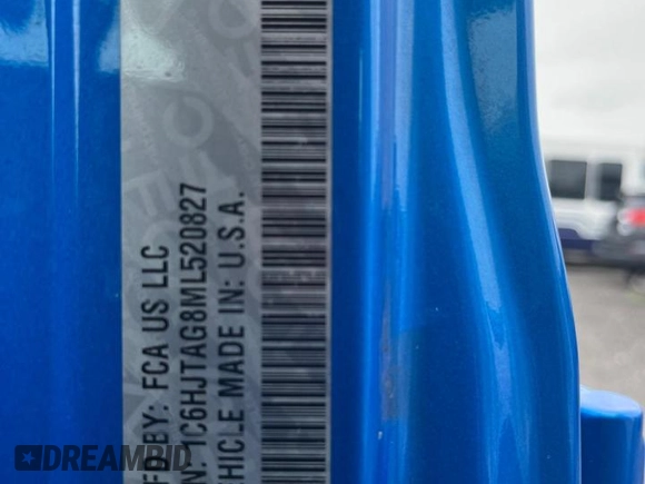 2021 Jeep Gladiator 80th Anniversary с VIN 1C6HJTAG8ML520827, выставлен на аукционе Copart как лот 63643585 с пробегом 128 279 миль миль и Чистый • Clean title. История ставок и продаж доступна на DreamBid. Изображение 10.
