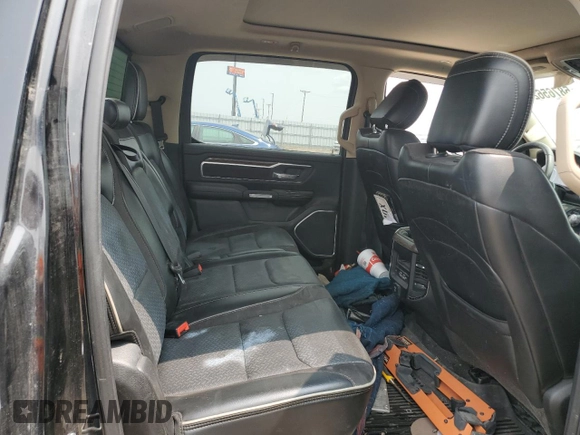 2019 Ram 1500 Laramie with VIN 1C6SRFJTXKN714855, listed as a Copart auction lot 58765625 with Not provided miles and Salvage title. Bid and sale history available at DreamBid. Image 10.
