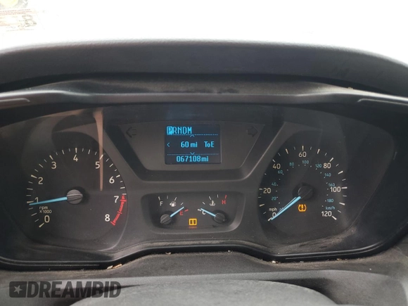 2016 Ford Transit Cargo with VIN 1FTYR2CM2GKA95808, listed as a Copart auction lot 60665735 with 67,108 mi miles and Clean title. Bid and sale history available at DreamBid. Image 9.