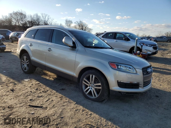 2007 Audi Q7 Premium with VIN WA1BY74L27D070708, listed as a Copart auction lot 44191455 with 151,303 mi miles and Salvage Title. Bid and sale history available at carsss.com. Image 4.