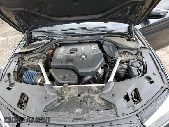 2019 BMW 5 Series 530i with VIN WBAJA5C53KWW30663, listed as a Copart auction lot 52177985 with 116,233 mi miles and Salvage Title. Bid and sale history available at carsss.com. Image 12.