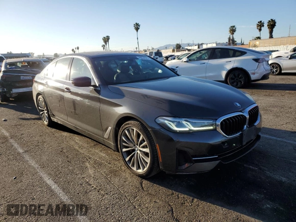 2022 BMW 5 Series 530i with VIN WBA53BH0XNWX38371, listed as a Copart auction lot 46654625 with 80,807 mi miles and Salvage title. Bid and sale history available at DreamBid. Image 4.