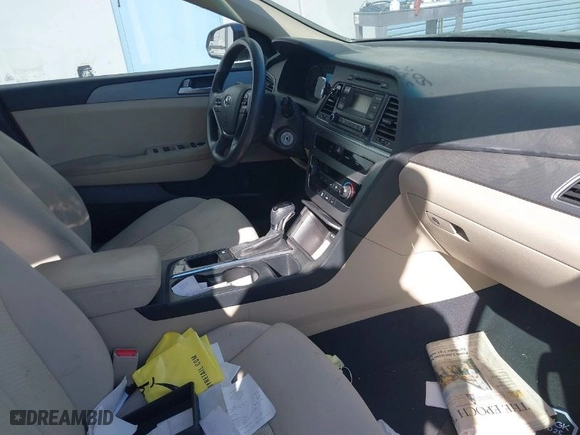 2017 Hyundai Sonata 2.4L with VIN 5NPE24AF9HH584570, listed as a IAAI auction lot 41812987 with 103,130 mi miles. Bid and sale history available at carsss.com. Image 5.