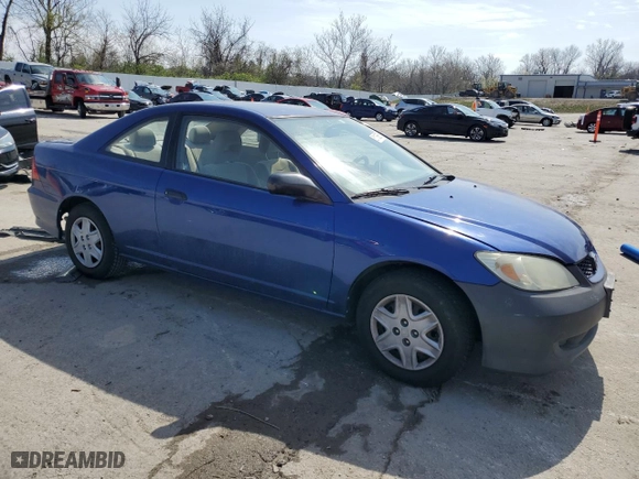 2004 Honda Civic VP with VIN 1HGEM22104L060958, listed as a Copart auction lot 51136855 with 192,647 mi miles and Clean Title. Bid and sale history available at carsss.com. Image 4.