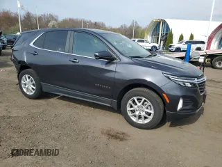 2023 Chevrolet Equinox LT with VIN 3GNAXTEG7PS112781, listed as a Copart auction lot 54588545 with 11,985 mi miles and Salvage Title. Bid and sale history available at DreamBid. Image 4.