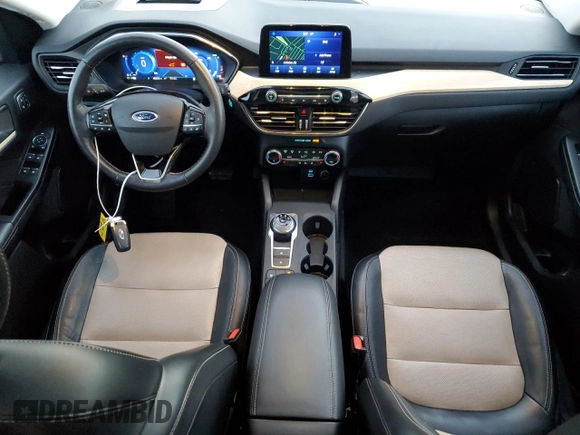 2021 Ford Escape Titanium Hybrid with VIN 1FMCU9DZ3MUA77020, listed as a Copart auction lot 42781755 with 45,201 mi miles and Salvage title. Bid and sale history available at DreamBid. Image 8.
