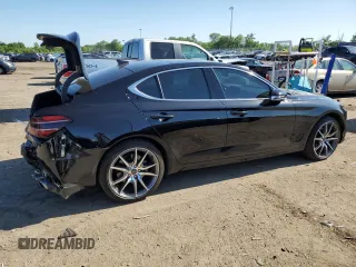 2022 Genesis G70 2.0T z VIN KMTG34TA6NU102387, wystawiony jako Copart lot #57135504 z przebiegiem 15 769 mil mil oraz Szkoda całkowita • Salvage title. Historia ofert i sprzedaży dostępna na DreamBid. Obrazek 3.