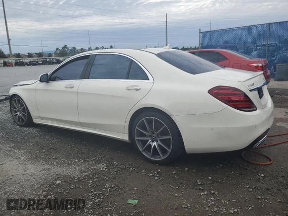 2018 Mercedes-Benz S 560 with VIN WDDUG8DB7JA413543, listed as a Copart auction lot 88582945 with Not Provided miles and Salvage Title. Bid and sale history available at carsss.com. Image 2.