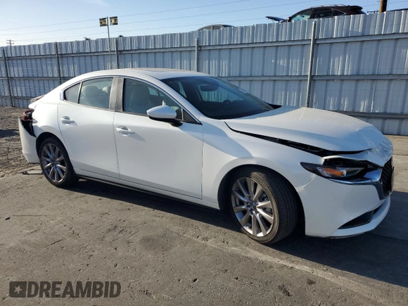 2023 Mazda 3 S Preferred with VIN 3MZBPACM0PM378834, listed as a Copart auction lot 47416865 with 9,194 mi miles and Salvage Title. Bid and sale history available at DreamBid. Image 4.