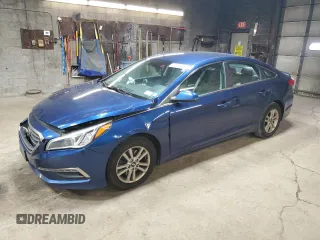 2015 Hyundai Sonata 2.4L SE with VIN 5NPE24AF6FH247707, listed as a Copart auction lot 52357415 with 124,265 mi miles and Salvage Title. Bid and sale history available at carsss.com. Image 1.