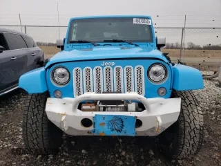 2017 Jeep Wrangler Unlimited Sahara with VIN 1C4BJWEG3HL631057, listed as a Copart auction lot 48070355 with 88,477 mi miles and Salvage title. Bid and sale history available at DreamBid. Image 5.