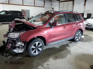 2018 Subaru Forester Limited with VIN JF2SJAJC4JH449948, listed as a Copart auction lot 45859785 with 78,527 mi miles and Salvage Title. Bid and sale history available at carsss.com. Image 1.