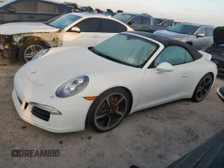 2015 Porsche 911 Carrera S with VIN WP0CB2A99FS154378, listed as a Copart auction lot 76295074 with 35,841 mi miles and Salvage Title. Bid and sale history available at carsss.com. Image 1.