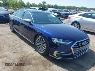 2019 Audi A8 with VIN WAU8DAF82KN017394, listed as a IAAI auction lot 42414936 with 22,482 mi miles and . Bid and sale history available at DreamBid. Image 1.