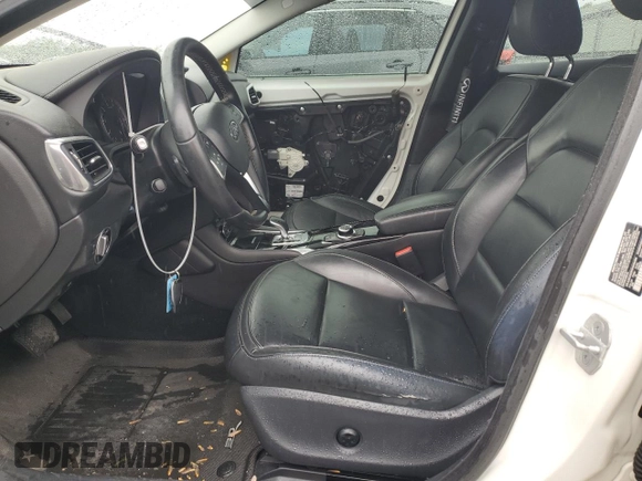 2017 Infiniti QX30 Premium with VIN SJKCH5CRXHA034396, listed as a Copart auction lot 57296345 with 69,381 mi miles and Salvage title. Bid and sale history available at DreamBid. Image 7.