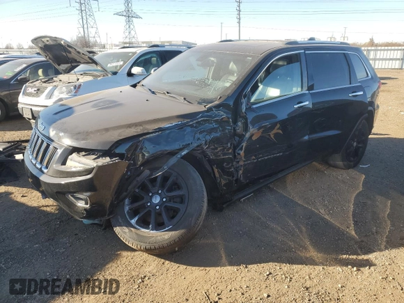 2014 Jeep Grand Cherokee Limited with VIN 1C4RJFBG1EC568426, listed as a Copart auction lot 87039694 with 126,577 mi miles and Salvage title. Bid and sale history available at DreamBid. Image 1.