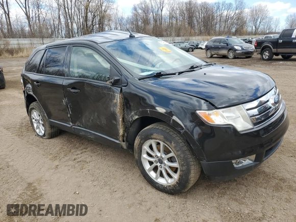 2010 Ford Edge SEL with VIN 2FMDK3JC8ABB38421, listed as a Copart auction lot 51961925 with 0 mi miles and Clean Title. Bid and sale history available at carsss.com. Image 4.