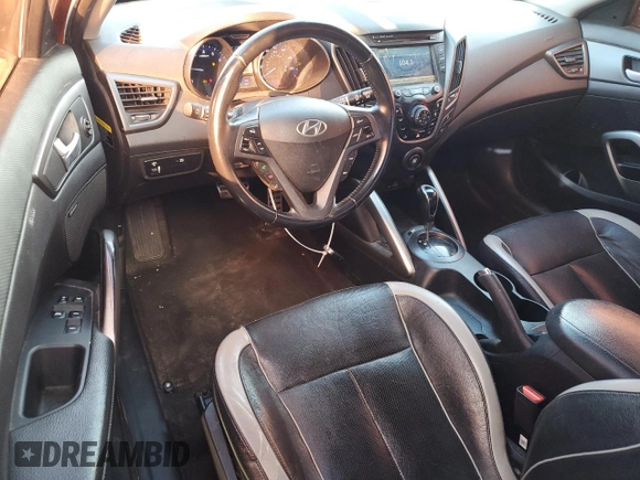 2014 Hyundai Veloster Turbo with VIN KMHTC6AE4EU193525, listed as a Copart auction lot 87126544 with 170,415 mi miles and Clean Title. Bid and sale history available at carsss.com. Image 8.