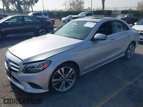 2020 Mercedes-Benz C 300 with VIN WDDWF8DB0LR550162, listed as a IAAI auction lot 41221716 with 73,411 mi miles and . Bid and sale history available at carsss.com. Image 17.