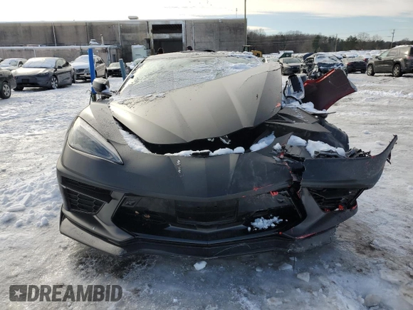 2021 Chevrolet Corvette 2LT z VIN 1G1YB2D49M5100539, wystawiony jako Copart lot #87811275 z przebiegiem 24 025 mil mil oraz Szkoda całkowita • Salvage title. Historia ofert i sprzedaży dostępna na DreamBid. Obrazek 5.