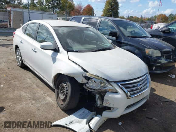 2014 Nissan Sentra S with VIN 3N1AB7APXEL662717, listed as a IAAI auction lot 40998099 with 133,363 mi miles and . Bid and sale history available at DreamBid. Image 1.