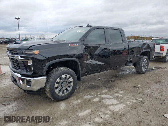 2024 Chevrolet Silverado 3500HD LT z VIN 1GC4YTEY7RF458736, wystawiony jako Copart lot #82162024 z przebiegiem 816 mil mil oraz Szkoda całkowita • Salvage title. Historia ofert i sprzedaży dostępna na DreamBid. Obrazek 1.
