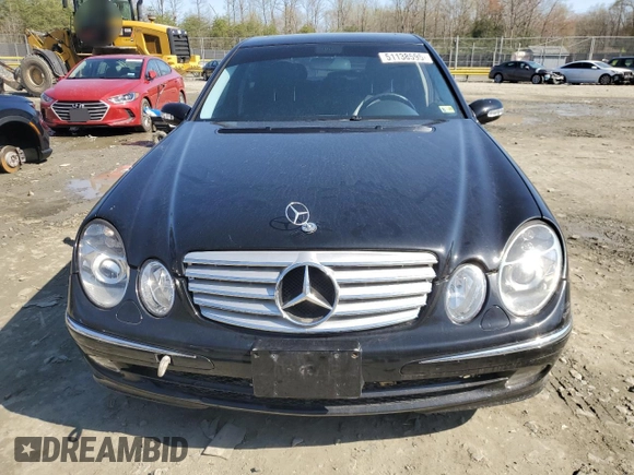 2003 Mercedes-Benz E-Class 5.0L with VIN WDBUF70J53A199951, listed as a Copart auction lot 51138595 with 129,414 mi miles and Salvage Title. Bid and sale history available at carsss.com. Image 5.
