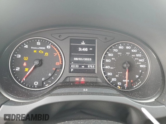 2015 Audi A3 1.8T Premium with VIN WAUACGFFXF1131243, listed as a Copart auction lot 62444203 with 41,133 mi miles. Bid and sale history available at carsss.com. Image 9.