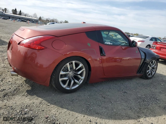 2013 Nissan 370Z with VIN JN1AZ4EHXDM381809, listed as a Copart auction lot 48261035 with 98,482 mi miles and Salvage Title. Bid and sale history available at carsss.com. Image 3.