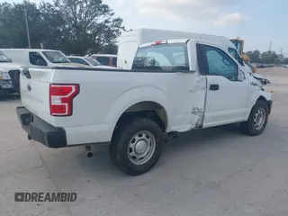 2018 Ford F-150 XL with VIN 1FTMF1EBXJFB94518, listed as a IAAI auction lot 41463535 with 137,037 mi miles. Bid and sale history available at carsss.com. Image 4.