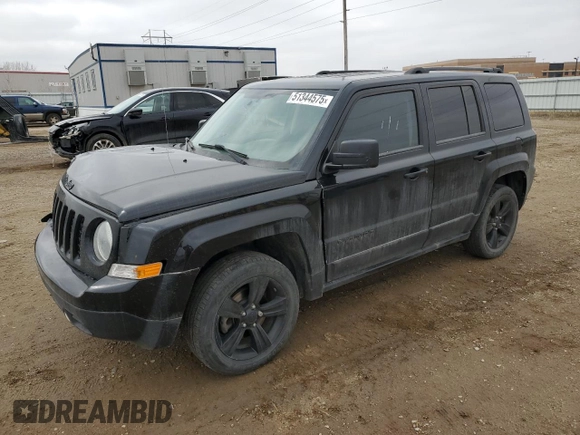 2015 Jeep Patriot Sport with VIN 1C4NJRBB1FD348087, listed as a Copart auction lot 51344575 with 156,757 mi miles and Clean Title. Bid and sale history available at carsss.com. Image 1.