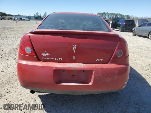 2007 Pontiac G6 GT with VIN 1G2ZH58N574166194, listed as a Copart auction lot 49627965 with 182,971 mi miles and Salvage Title. Bid and sale history available at carsss.com. Image 6.