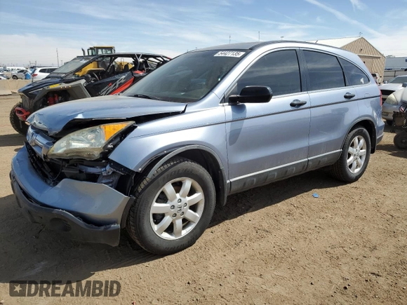 2008 Honda CR-V EX with VIN JHLRE48538C015816, listed as a Copart auction lot 54427135 with 129,860 mi miles and Salvage Title. Bid and sale history available at carsss.com. Image 1.