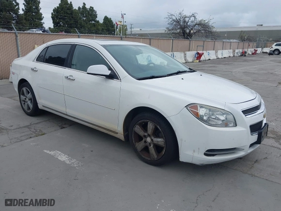 2012 Chevrolet Malibu LT w/2LT with VIN 1G1ZD5E00CF342754, listed as a IAAI auction lot 41911857 with 146,440 mi miles. Bid and sale history available at carsss.com. Image 1.