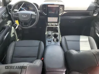 2024 Ford Ranger Lariat with VIN 1FTER4KH3RLE10731, listed as a Copart auction lot 60604675 with 8,566 mi miles and Salvage title. Bid and sale history available at DreamBid. Image 8.