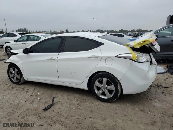 2013 Hyundai Elantra Limited PZEV with VIN 5NPDH4AE0DH303977, listed as a Copart auction lot 53994675 with 150,000 mi miles and Clean Title. Bid and sale history available at carsss.com. Image 2.