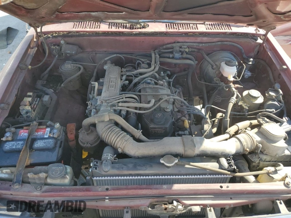 1991 Toyota 2WD Pickups DX with VIN JT4RN93P0M5029593, listed as a Copart auction lot 76599174 with 116,286 mi miles and Salvage Title. Bid and sale history available at carsss.com. Image 12.