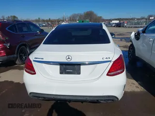 2018 Mercedes-Benz C 43 AMG with VIN 55SWF6EB1JU251102, listed as a IAAI auction lot 41433415 with 67,972 mi miles and . Bid and sale history available at carsss.com. Image 16.