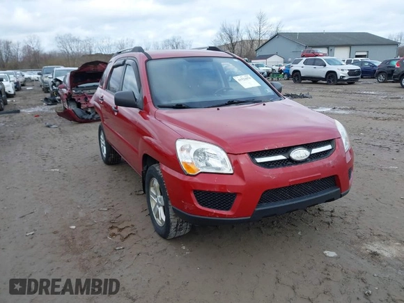 2010 Kia Sportage LX with VIN KNDKGCA32A7701050, listed as a IAAI auction lot 41923879 with 178,614 mi miles and . Bid and sale history available at carsss.com. Image 1.