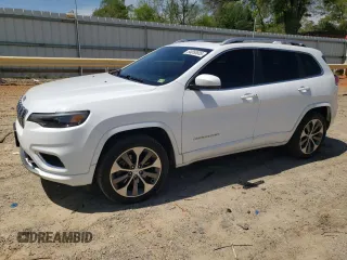 2019 Jeep Cherokee Overland with VIN 1C4PJMJN8KD174472, listed as a Copart auction lot 54050935 with 96,338 mi miles and Salvage title. Bid and sale history available at DreamBid. Image 1.
