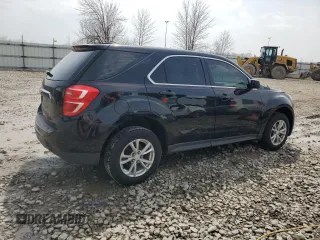 2017 Chevrolet Equinox LS with VIN 2GNFLEEK9H6250713, listed as a Copart auction lot 53553035 with 212,727 mi miles and Non Repairable. Bid and sale history available at DreamBid. Image 3.