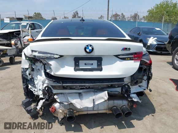 2022 BMW M4 Competition z VIN WBS33AZ04NCJ20752, wystawiony jako IAAI lot #42153801 z przebiegiem 9 523 mil mil oraz . Historia ofert i sprzedaży dostępna na DreamBid. Obrazek 17.