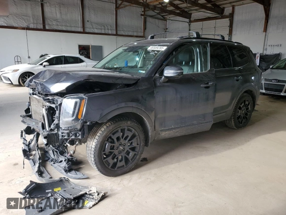 2022 Kia Telluride SX with VIN 5XYP5DHC9NG193935, listed as a Copart auction lot 46589285 with 85,217 mi miles and Salvage title. Bid and sale history available at DreamBid. Image 1.